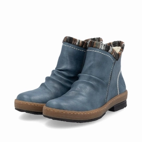 Indoor Use Elastic Sides RIEKER WOMENS Z6755-15 - ROYAL BLUE