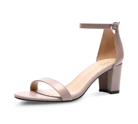 Premium Quality Pointed Heels Hannah Block Mid Heel Sandals
