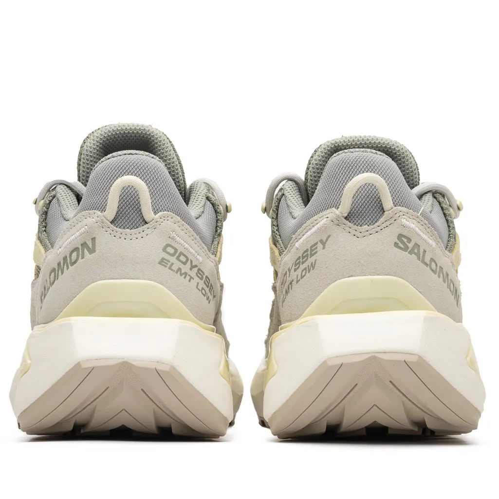 Salomon Odyssey Element Low - Shadow/Metal running in a volcanic area shoes