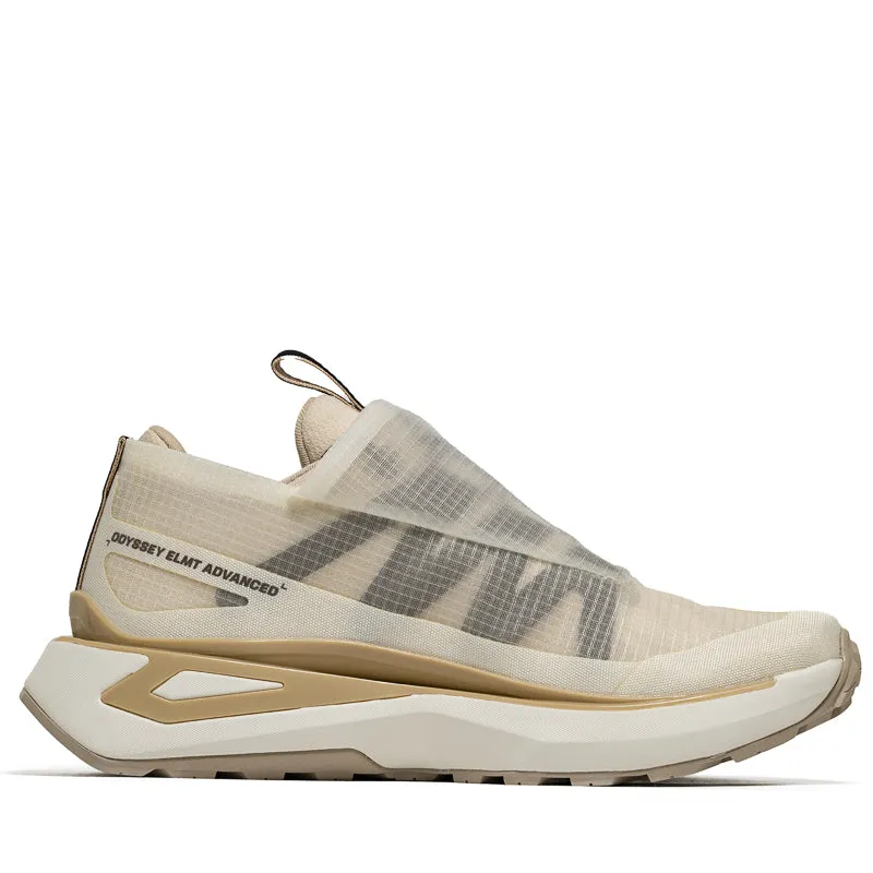 collar blue running shoes Salomon Odyssey ELMT Advanced Clear - Vanilla Ice/Bleached Sand