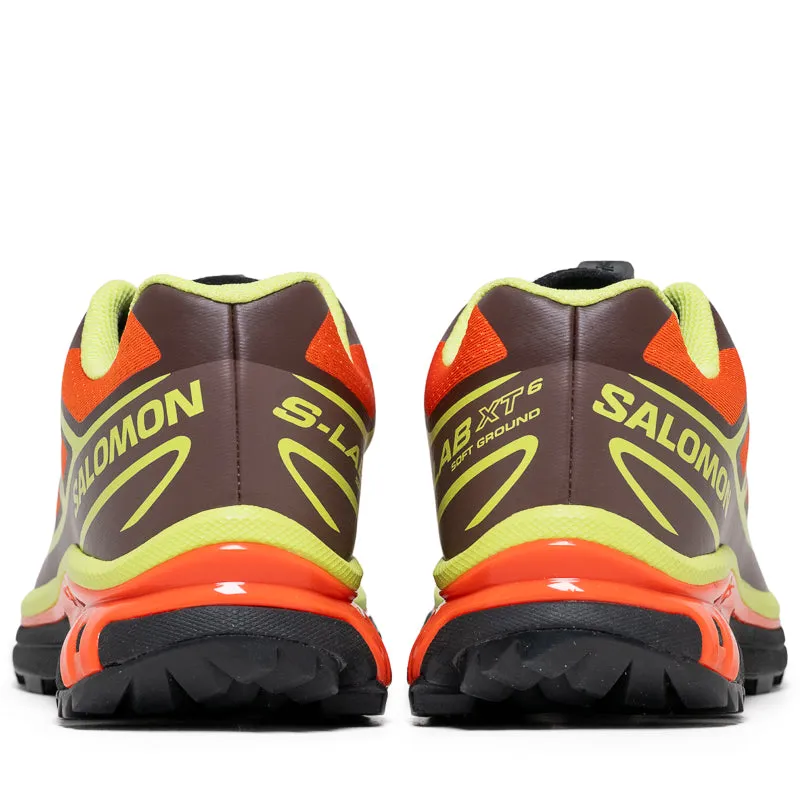 anti - odor - design shoes Salomon XT-6 - Red Orange/Sharp Green