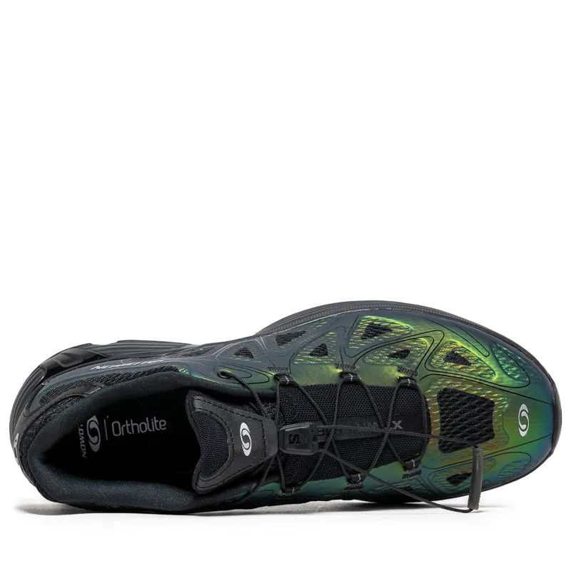 Salomon XT-Whisper Void - Black/Silver Metallic X running in oval tracks shoes