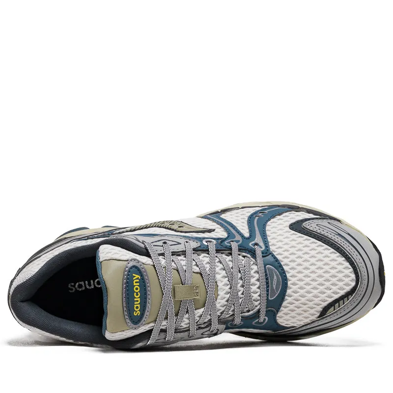 running in a fun run PaddedTongue Saucony Progrid Triumph 4 - Ice/Orion Blue