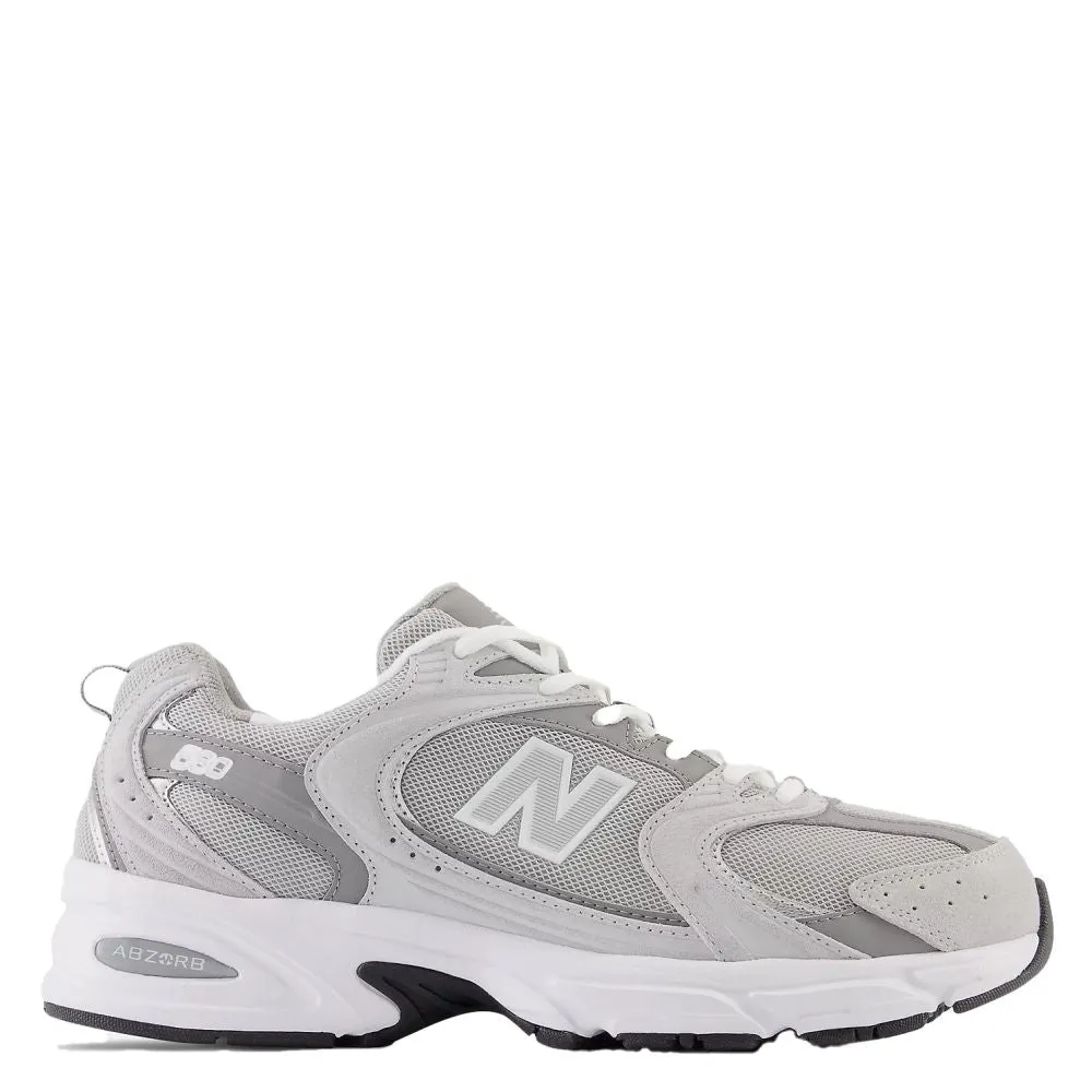 Reinforced Form Adventure Journey Comfortable Step Adventure Ready Core New Balance 530 in Raincloud with Shadow Grey and Silver Metallic