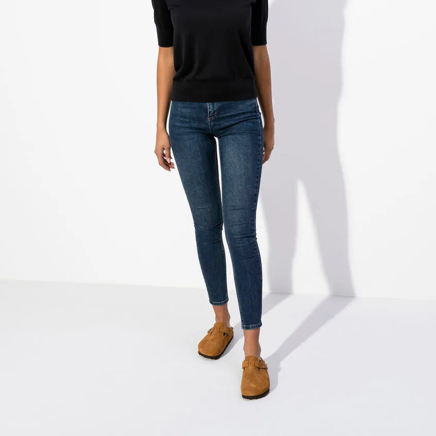 Boston | Soft Footbed | Suede | Mink Canvas Material Cold Ready Fit