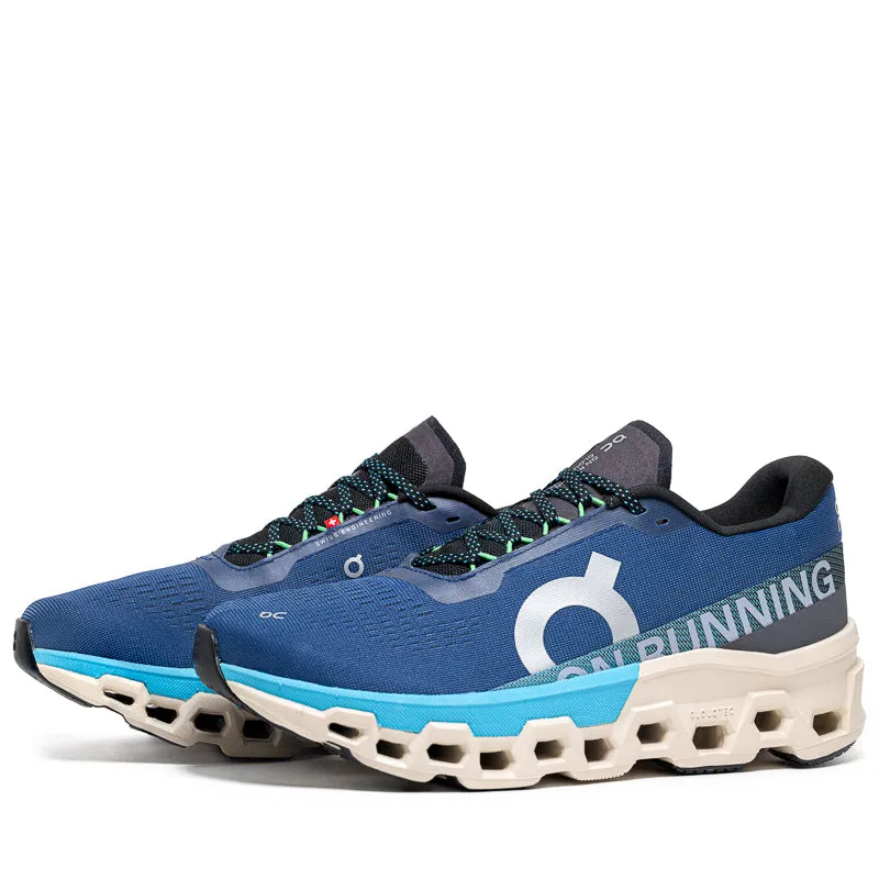 On Cloudmonster 2 - Tempest/Horizon carnival - themed running option Narrow - toe - box