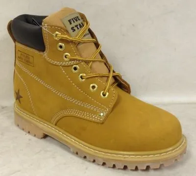 Zeke -- Men's 6" Insulated  Work Boot -- Wheat Nubuck Stylish Protection