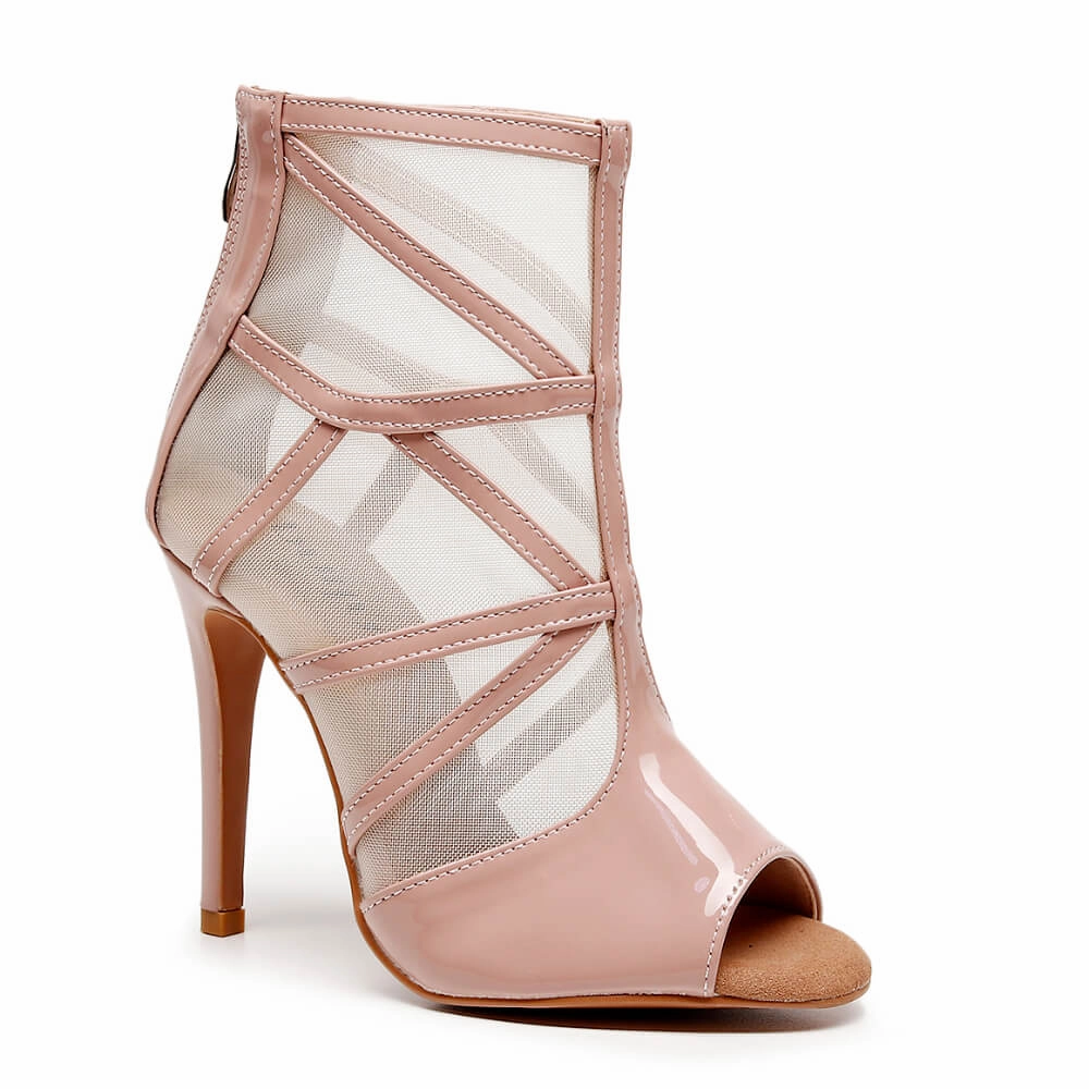 Seven - Latte Vegan Patent - Street Sole Travel sandals