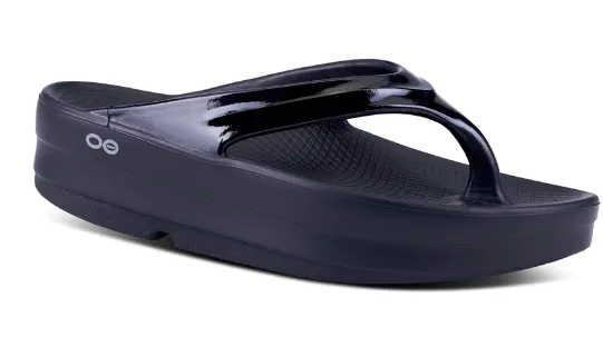 Foot Care Open Toe Footwear OOFOS 1410 OOMEGA  - BLACK