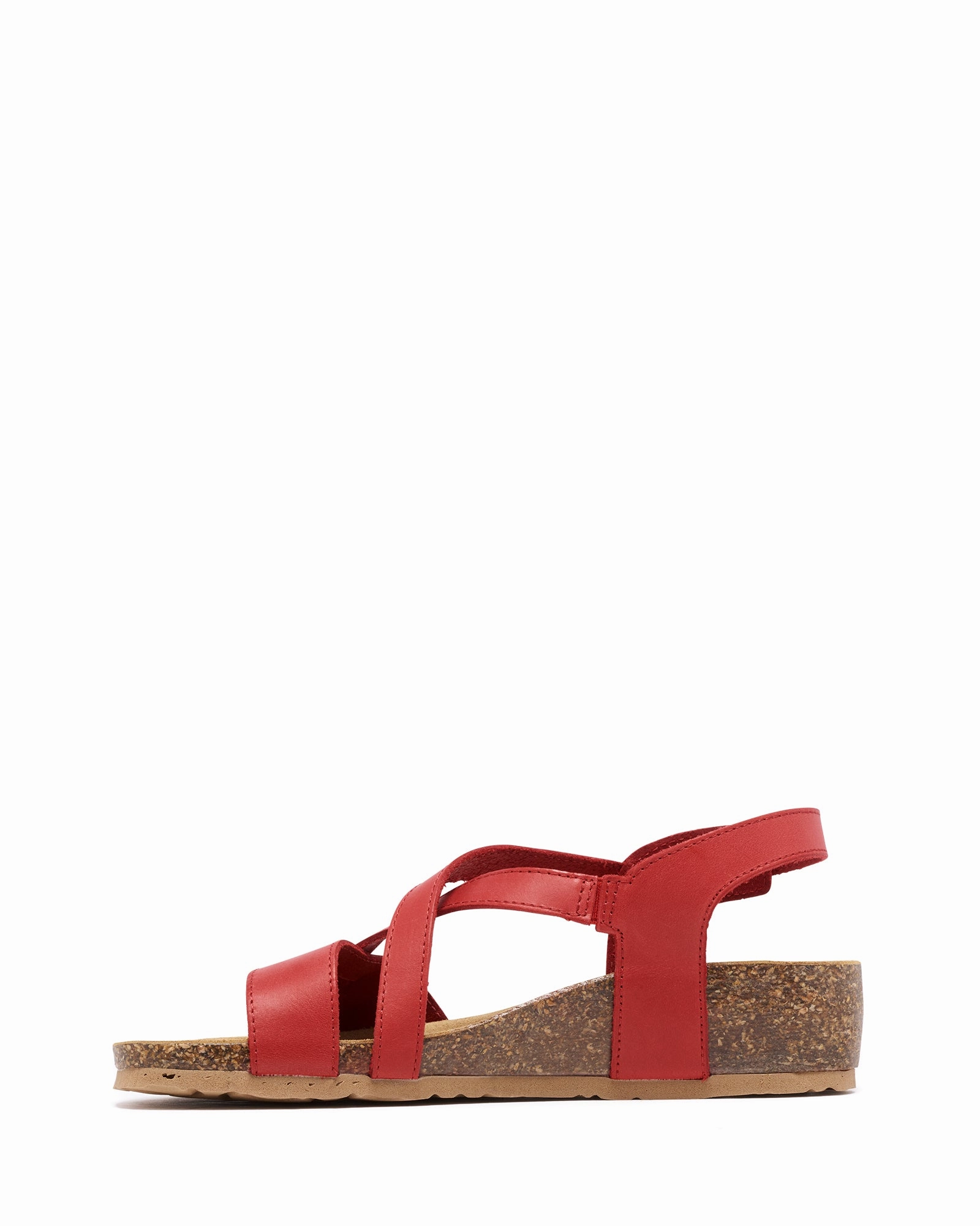 Aversa Red Supportive Outdoor Footwear Boardwalk Glam