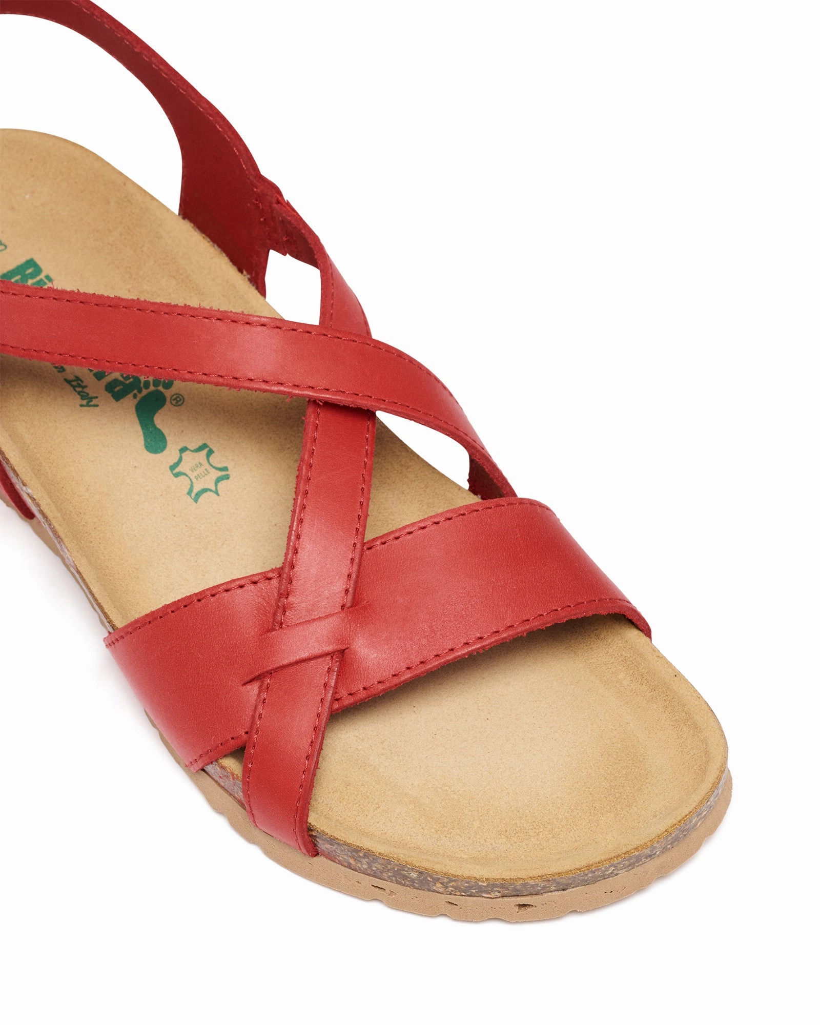 Aversa Red Sporty Outdoor Sandals High-Quality Material