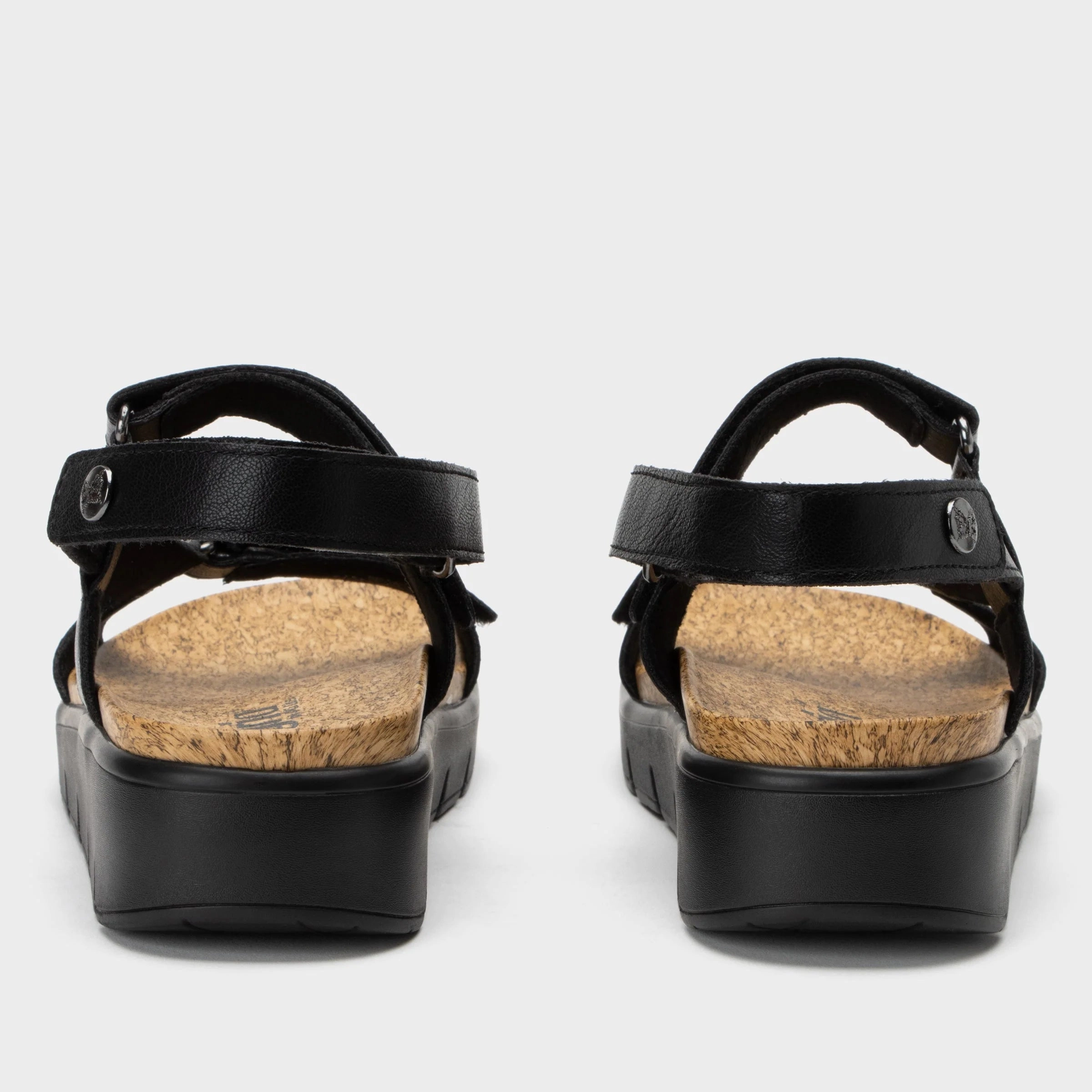 All-day Summer Sandals ALEGRIA WOMENS HENNA 601 - BLACK