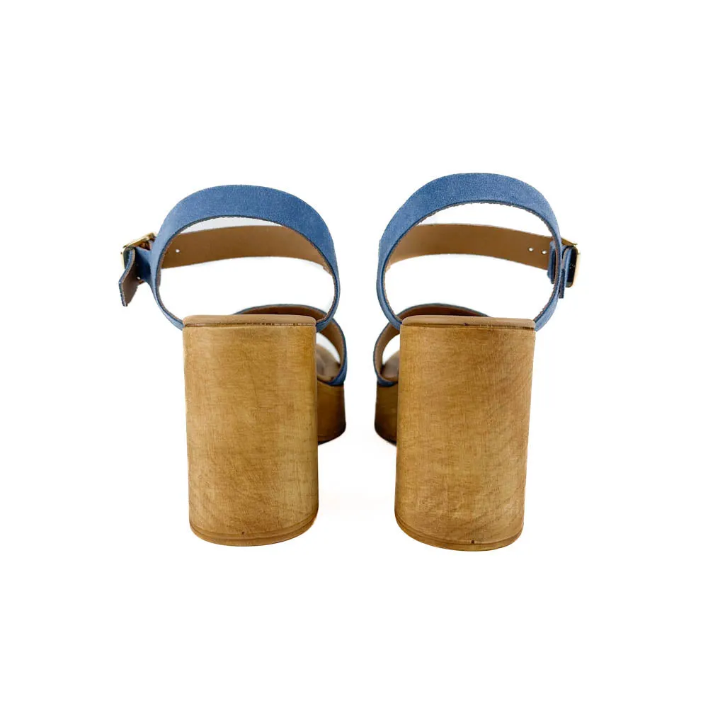 Open Front Seychelles - Cityscape Sandal (Blue)