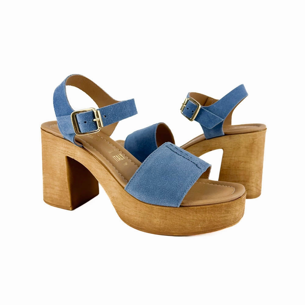 Silver Glow Seychelles - Cityscape Sandal (Blue)