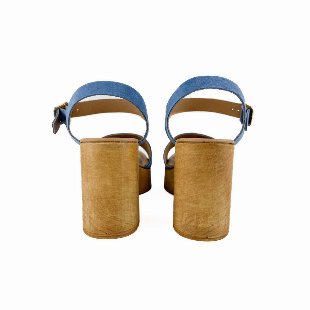 Open Front Seychelles - Cityscape Sandal (Blue)