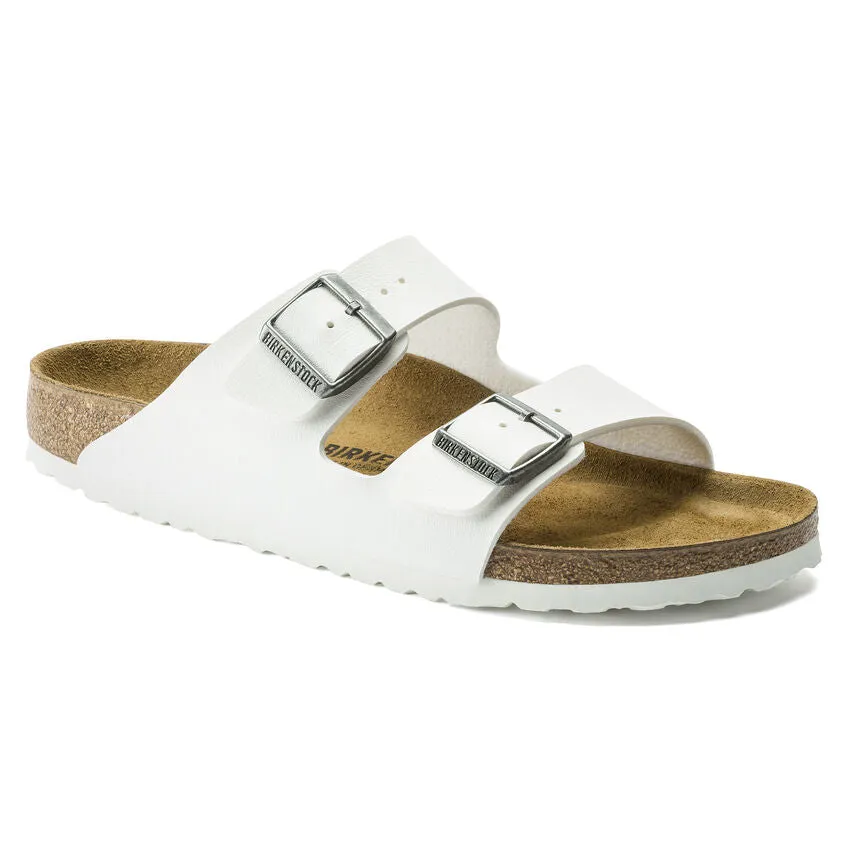 Sunny Day Sporty Sandals for Summer Arizona Classic Footbed : White Synthetic