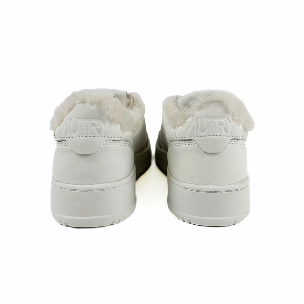 Autry - Medalist Low SX10 (Goat/Shearling White) arch - support feature shoes Full Cushioning