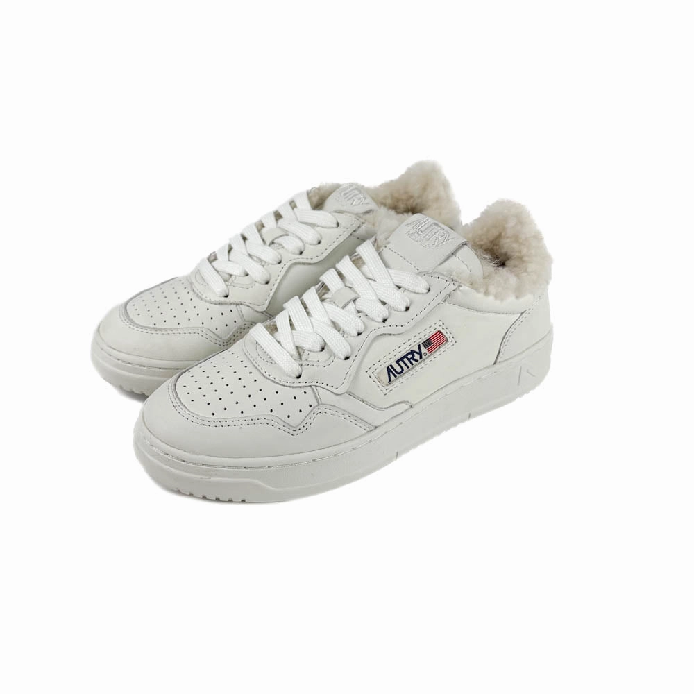 Autry - Medalist Low SX10 (Goat/Shearling White) Mobility Boost