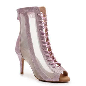 Sierra - Rose Glitter - Street Sole Formal Heels