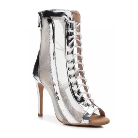 Sierra - Silver Vegan Leather - Street Sole Fashion Forward City Spark