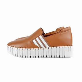 Silent D - Becca (Dark Tan) lightweight leather shoes