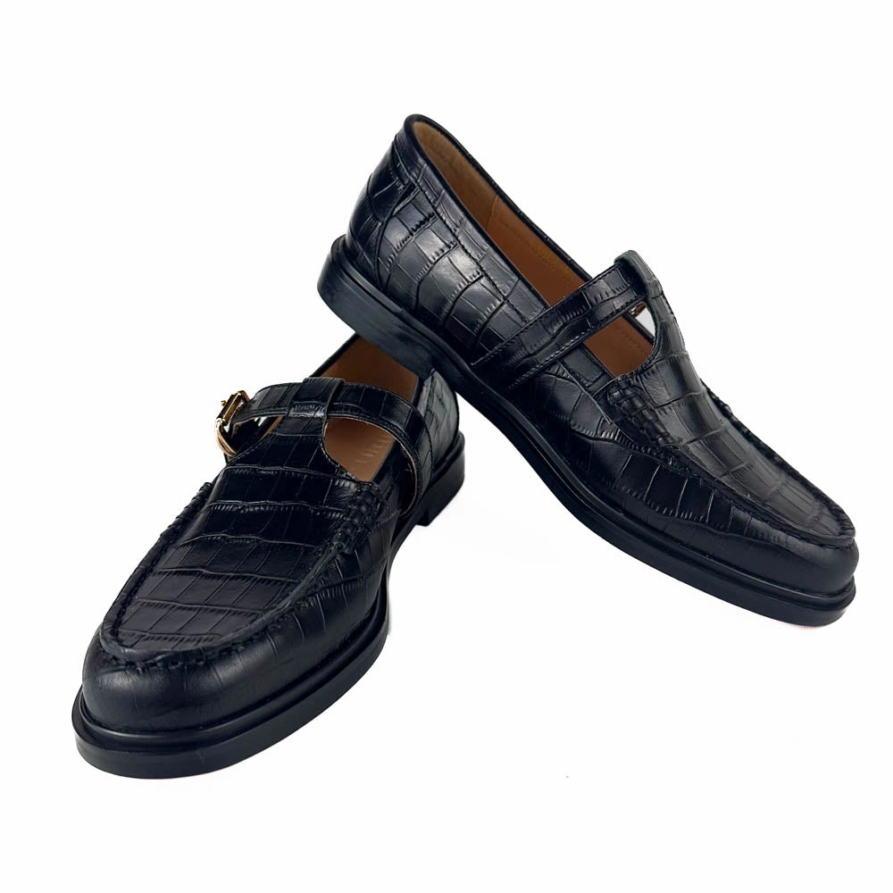 Silent D - Gahlia (Black Croc) Trend Lane