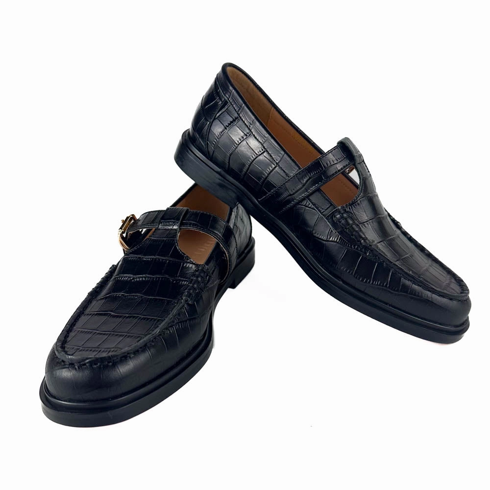 Silent D - Gahlia (Black Croc) Trend Lane