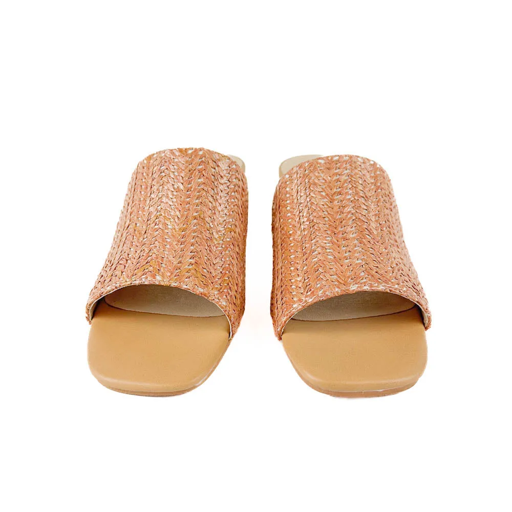 Flex form Travel Glam Seychelles - Pepper (Tan Raffia)