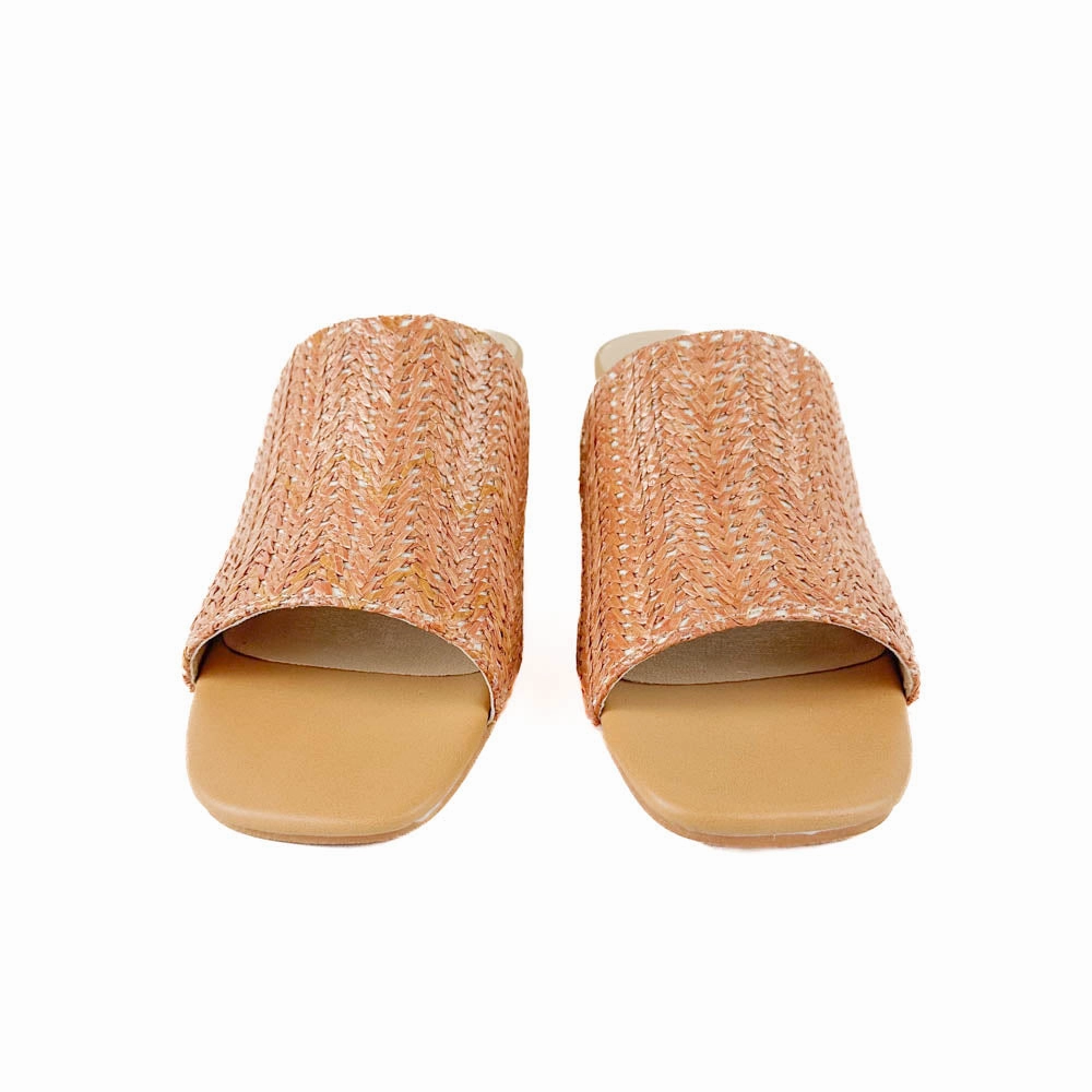 Flex form Travel Glam Seychelles - Pepper (Tan Raffia)