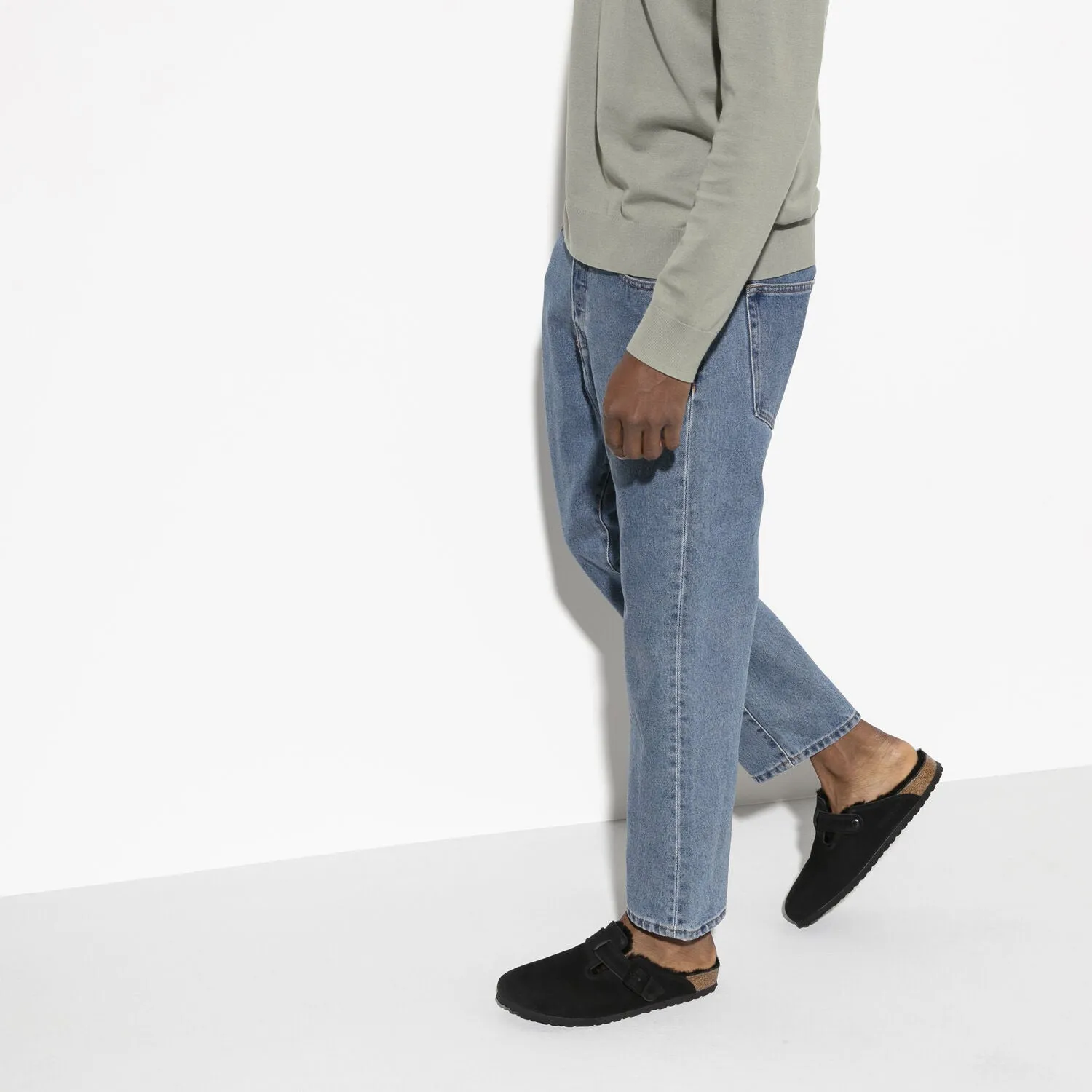 Boston Shearling | Suede | Black Classic Touch