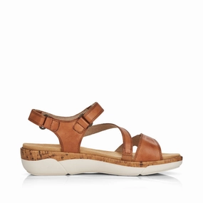 REMONTE R6850 SANDAL - BROWN Walking-Friendly Shoes Comfortable And Versatile