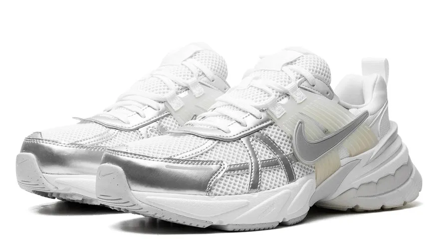 Nike V2K Run Metallic Silver White (Women's) Breath Fresh