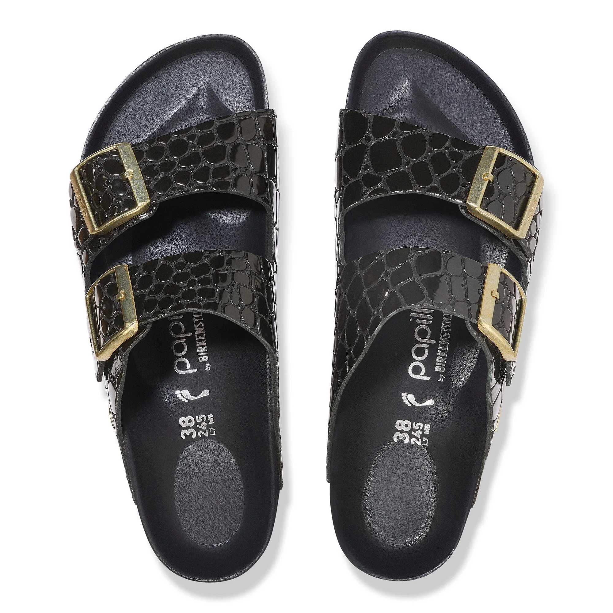 Arizona Platform | Patent | Black Croc Free Soul Anti Slip