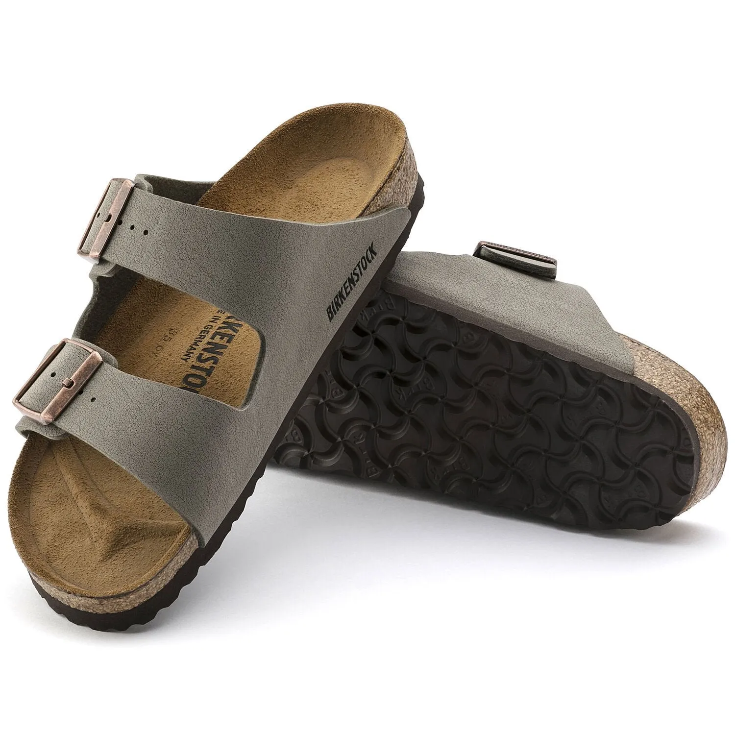 Arizona | Birkibuc | Stone Wear Comfort Slides Breathable Comfort Slides