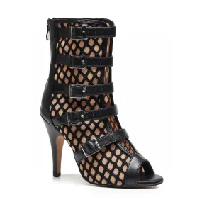 Riley - Black With Nude - Street Sole Formal Heels beach party