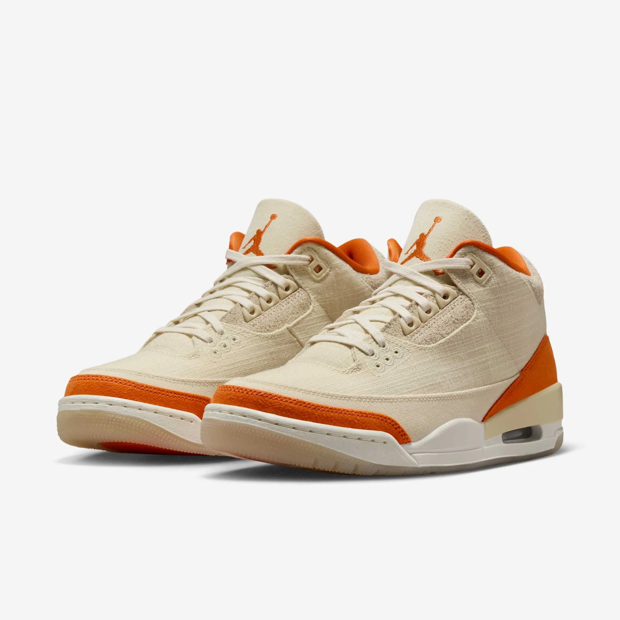 breathable - lining - material shoes Optimal Fit Performance Design (Women's) Air Jordan 3 Retro TEX 'Starfish / Orange Trance' (2025) IH7694-200