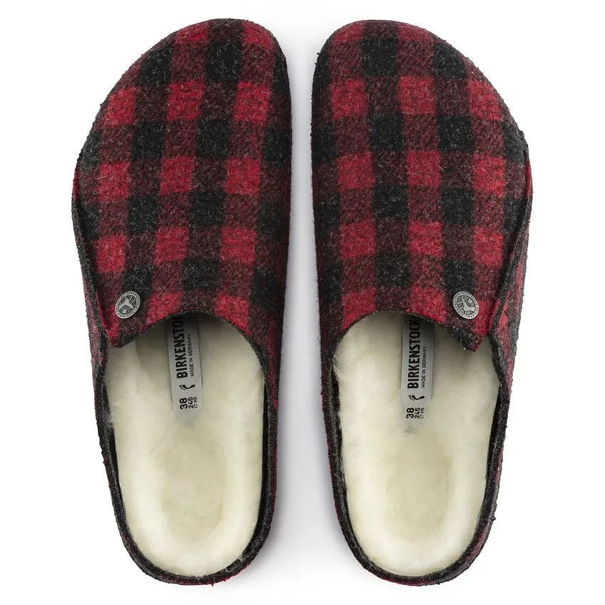 Urban Protection Zermatt Shearling | Wool Felt | Plaid Red