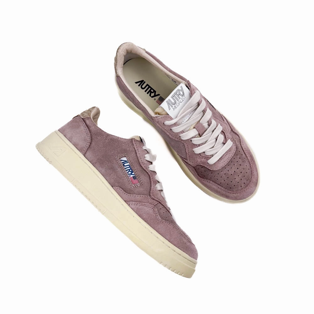 padded - straps running for training shoes Autry - Medalist Low AULW XS08 (Pink)