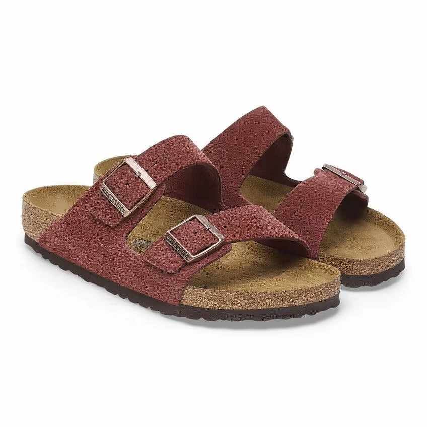 Arizona Classic Footbed : Zinfandel Suede Wardrobe Staple
