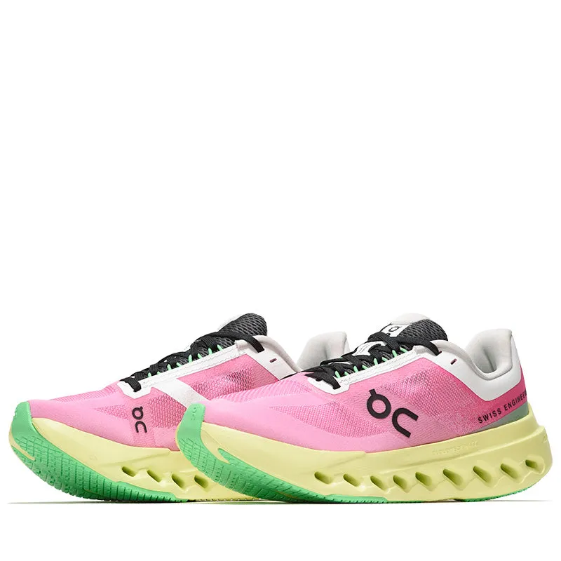 soft - touch - comfortability shoes Women's On Cloudsurfer Next - Pink/Limelight