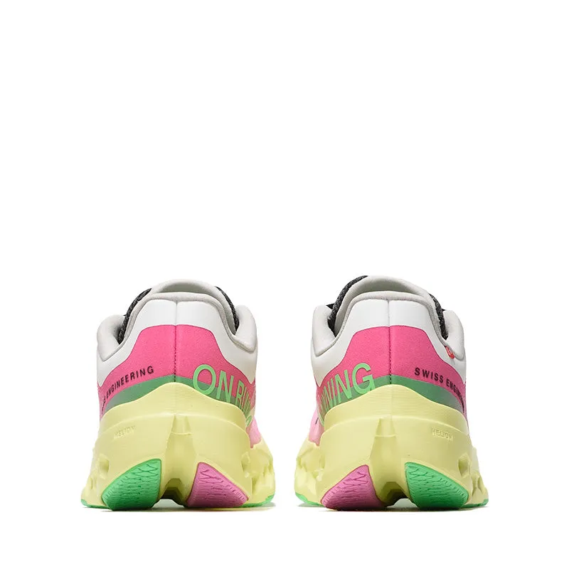 Women's On Cloudsurfer Next - Pink/Limelight school shoes
