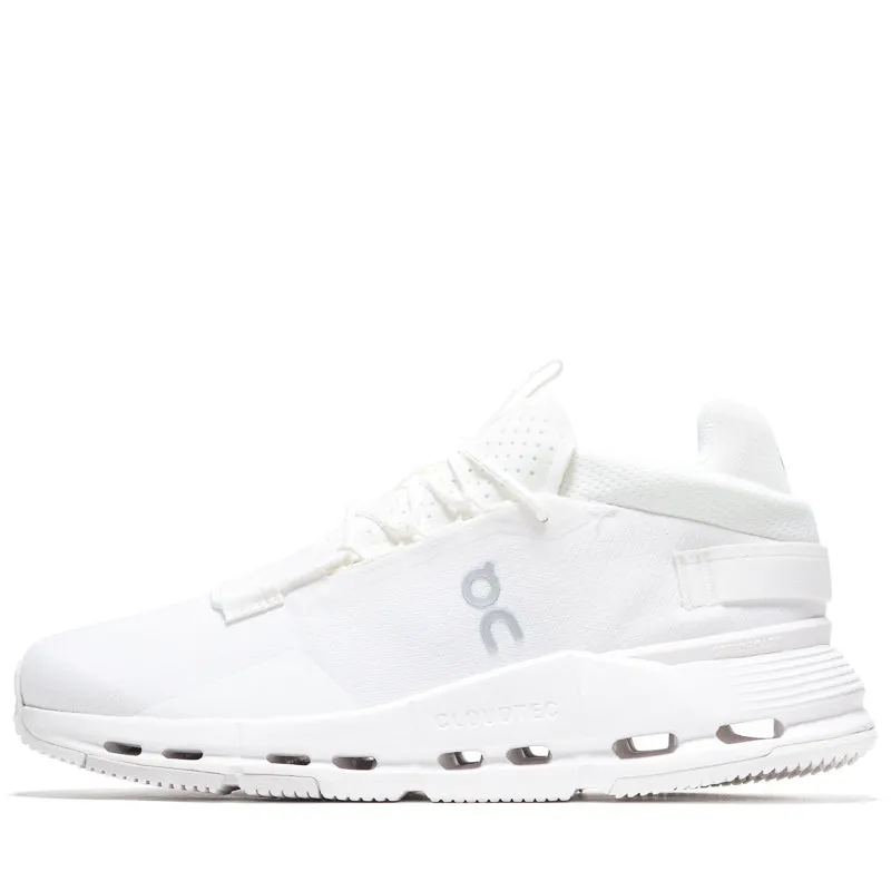 premium - quality - luxury shoes promotional shoes On Cloudnova 2 - All White