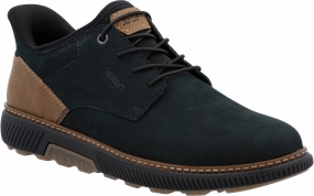 Quarter turn view Men's Rieker Footwear style name Stan 57 in color OZNUSCHW. Sku: B3357-15