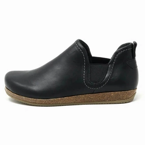 Travel Essential Thick Lining STEGMANN LIEBEN CHELSEA BOOT - BLACK LEATHER - WOMEN'S