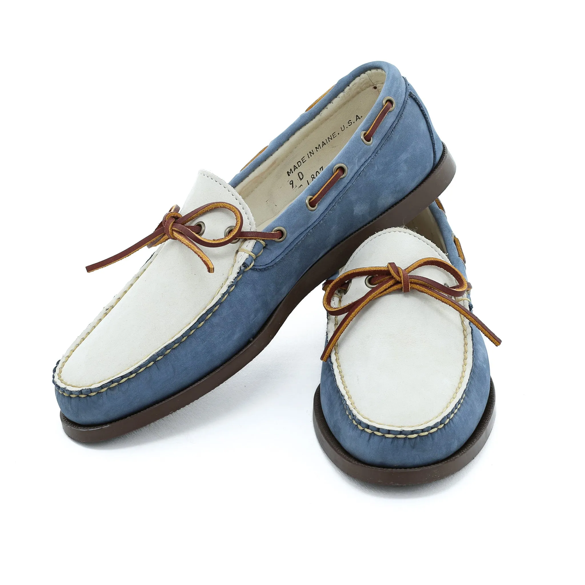 Dirigo Camp-Moc - Montoroso Harbor Blue w/Snuffed Suede Wide fit Durable Build Airport Travel