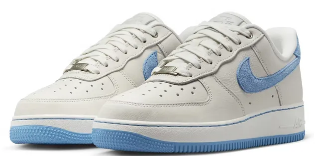 Autumn Cool Everyday Nike Air Force 1 Low LXX University Blue (W)