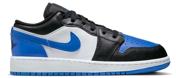 Comfort Outsole Lightweight Form Rainy Day Jordan 1 Low SE Alternate Royal Toe (GS)