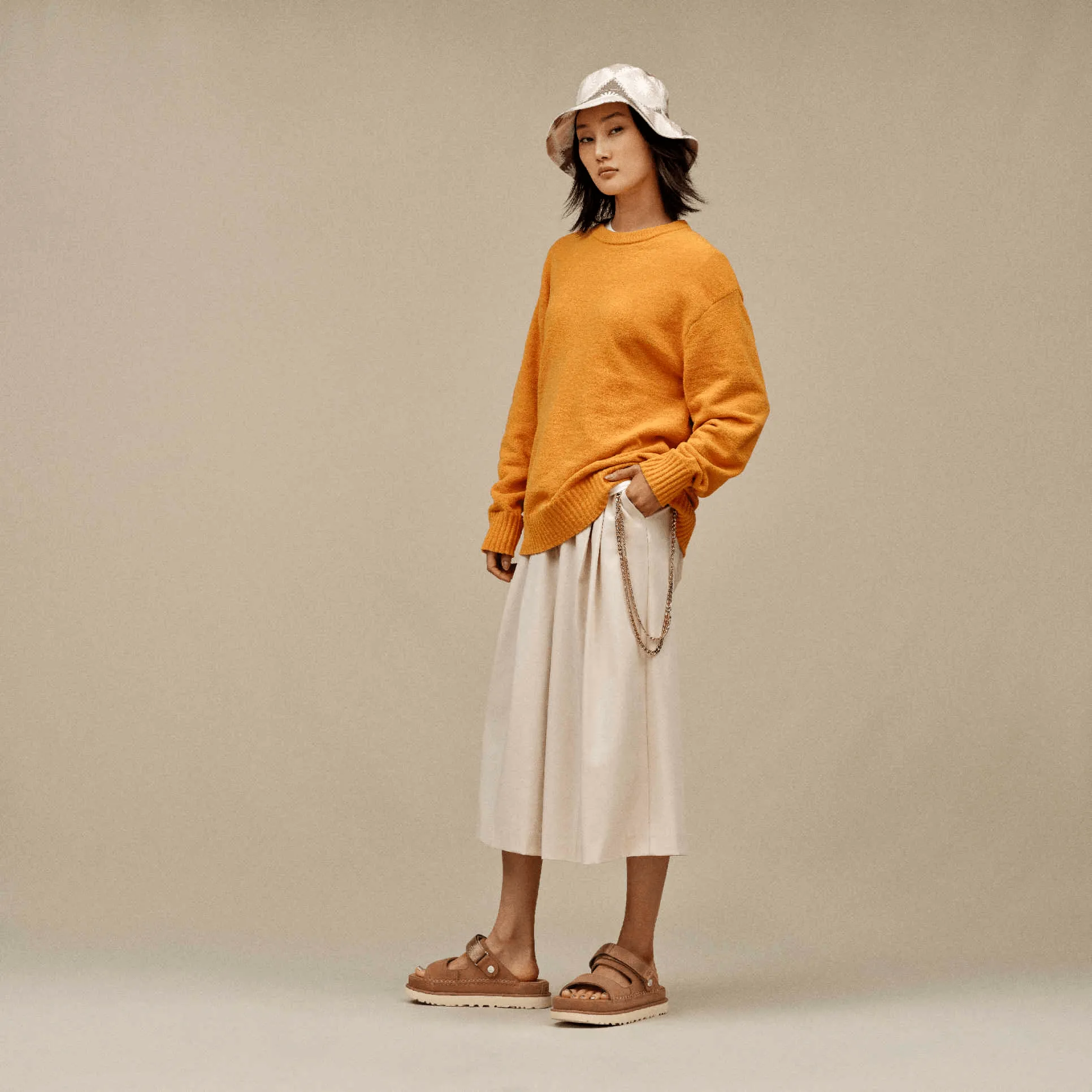 Padded Tongue night walk Goldenstar Glide | Women | Suede | Chestnut