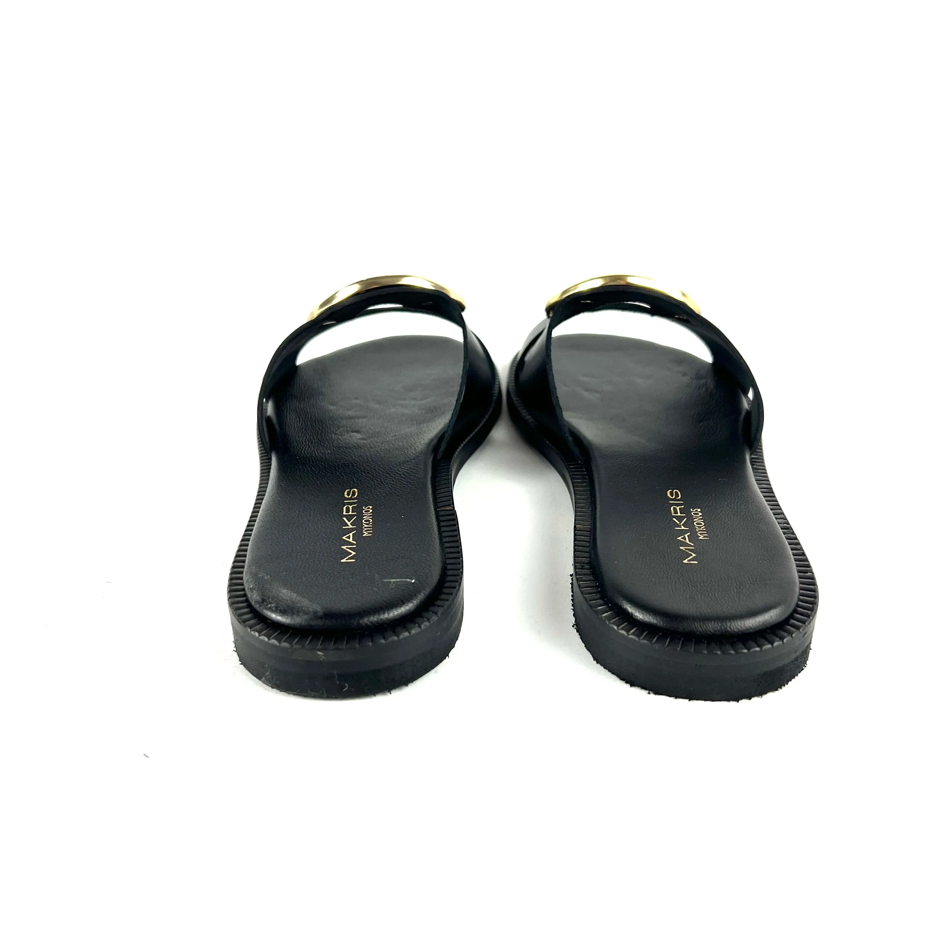 Makris - K3 Sandal (Ancient Black) Resort Mood Chic Vacation Flats