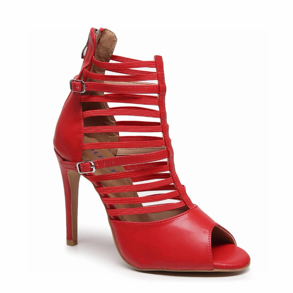 Evening Edge hand craft Relle - Red Vegan Leather - Street Sole